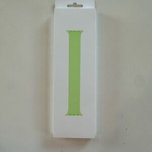 Apple Watch Solo Loop Band Silicone  “Northern Lights” Green Size 3